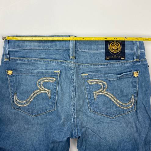 Rock & Republic  Jeans with Gold Thread Size 25