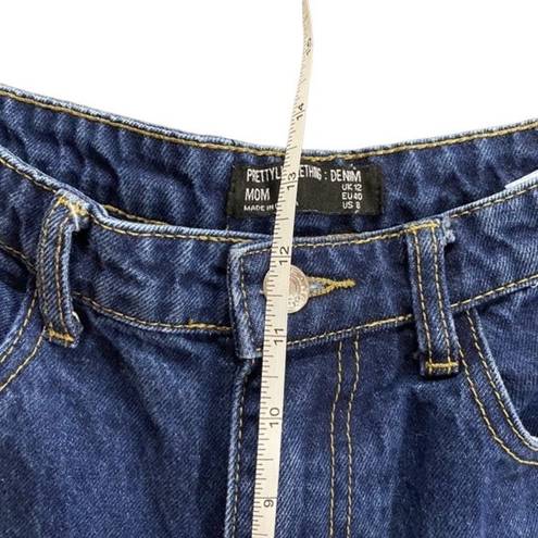 Pretty Little Thing  denim Mom jeans size 8 high waisted