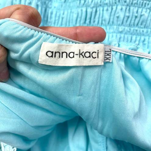 a.n.a  Kaci Womens XXL Dress Aqua Renaissance Peasant Maiden Coquette Feminine