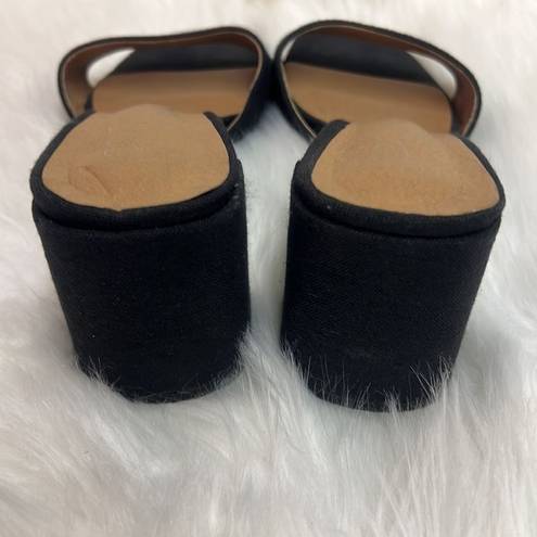 Coconuts by Matisse Matisse Black Lanai Slide Heel - Size 7 BIN 16