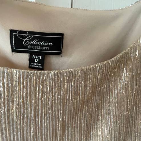 Dress Barn Shimmery Gold Dress