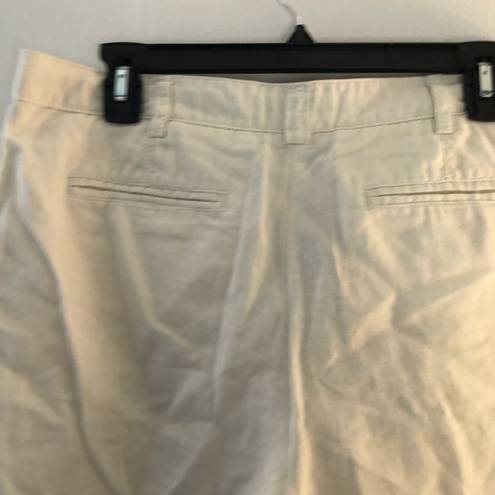 Katherine Barclay  Shorts Linen Blend Bermuda Shorts in Beige Sz 8 EUC Casual