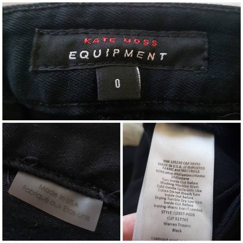 Equipment x Kate Moss Black Warren Skinny Ankle Jean See Description