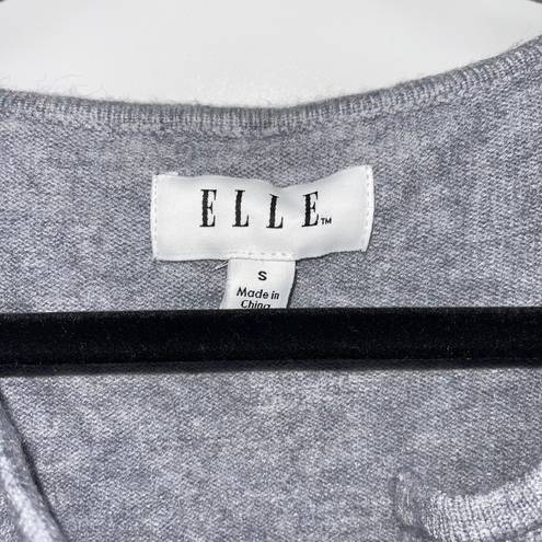 Elle  GRAY CARDIGAN STYLE SWEATER SMALL