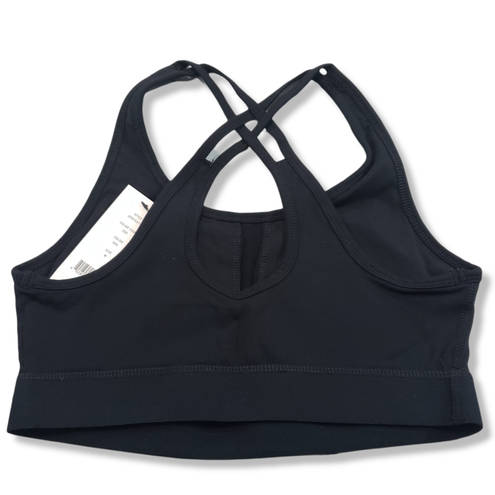 DKNY  Sports Bra Size Medium Yoga Athletic Activewear Stappy Crossback Padded Removable Pads