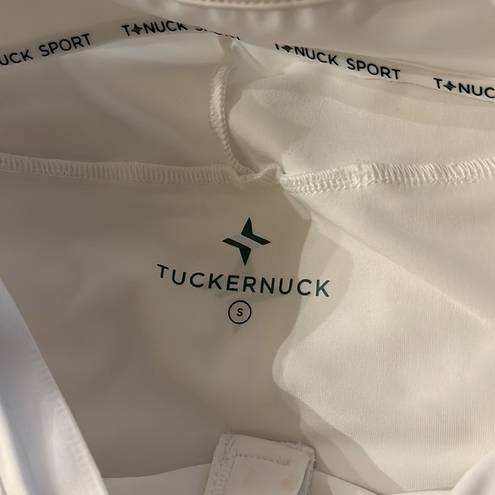 Tuckernuck  White Carver Quarter Zip Tee