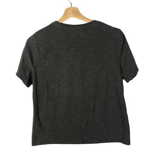 Everlane  Charcoal Gray Organic Cotton Pocket Front Boxy T-Shirt M