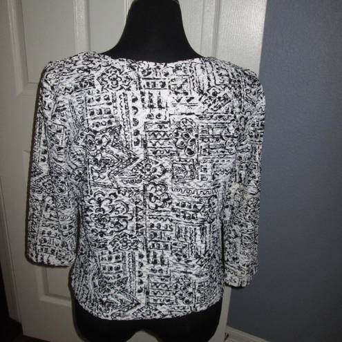 Coldwater Creek  print top - Size Lg