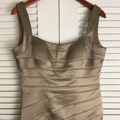 Jessica Simpson 8  Copper Brwn Bodycon club dress