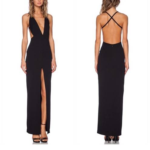 Solace London  elegant black tie formal, wedding guest Irvin Maxi Dress