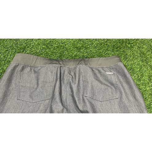 FIGS  Zamora Jogger Scrub Bottoms Heather Gray  Denim XXL