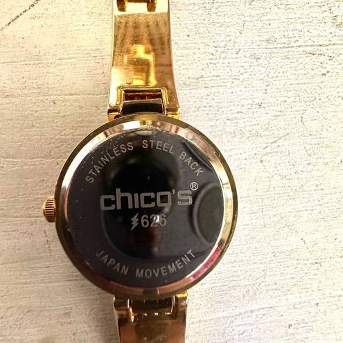 Chico's Chico’s  Zoey gold tone and red Watch