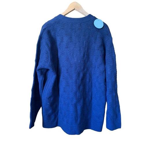 Hill House  The Simple Grandpa Cardigan Sweater Navy Blue Size L