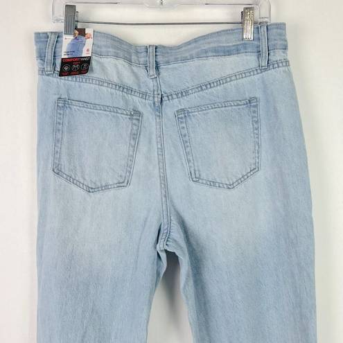 Royalty For Me NWT  High-Rise Mom Fit Comfort Waist Jeans Distressed Size 6 NEW