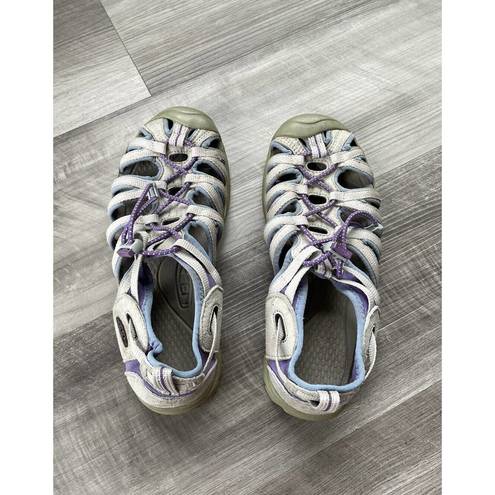 Keen  Purple Gray Vent Hiking Sandals Size 6 Closed Toe