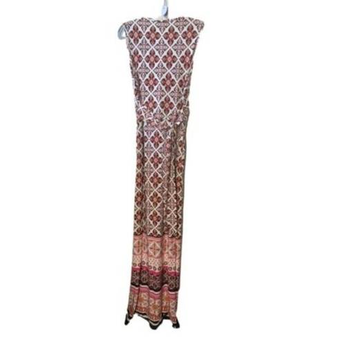 White House | Black Market 👗 WHBM Multicolor Sleeveless Maxi Dress | Size M | EUC | Effortlessly Stylish‎