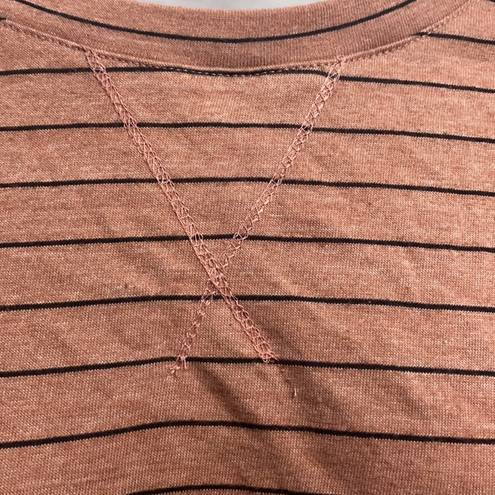 Project Social T NWT PST Boxy Striped Crop Top