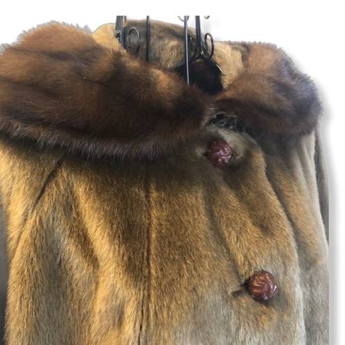 Unique Vintage Vintage Exclusive Lurotta by Career Originals Faux Fur Size Medium