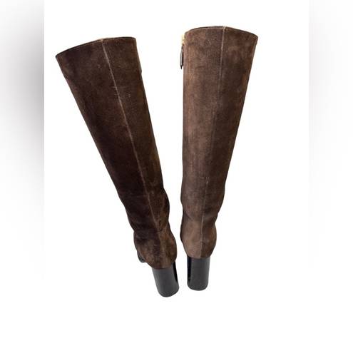 PARKE Marion  Dolly 85 Chocolate Brown Knee High Boots size 37