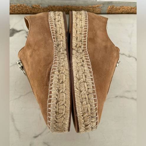 Alexander Wang  Tan Devon Suede Espadrille Flats 37