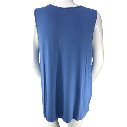 J.Jill  Wearever Collection Womens Size 2X Blue Tank Top