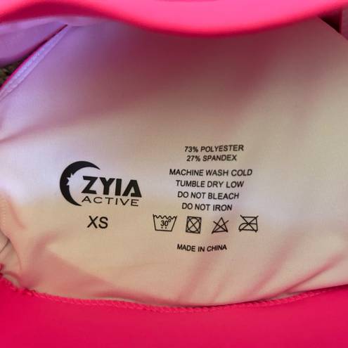 Zyia  Neon Pink Sports Bra XS