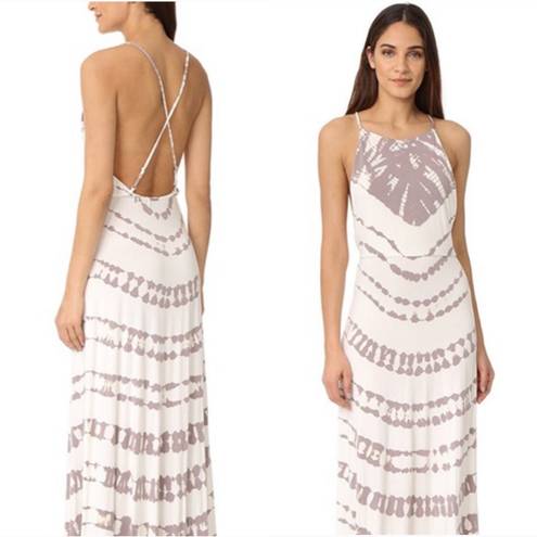 Young Fabulous and Broke  Megan Tie Dye Backless Maxi Dress