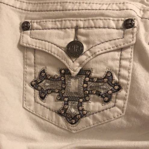 Bermuda NWT White Request Jean Blingy  Shorts Size 5/27