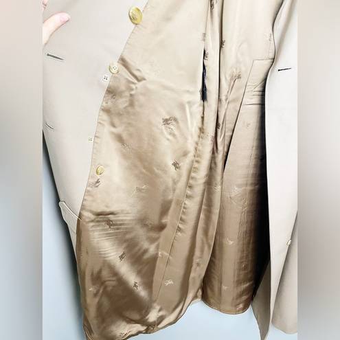 Burberry  | Vintage Women’s 100% Wool Trenchcoat w/Inner Lining Size 12 R