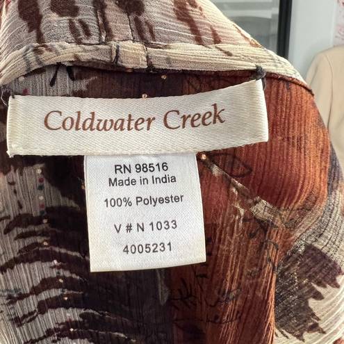 Coldwater Creek  women sheer vest