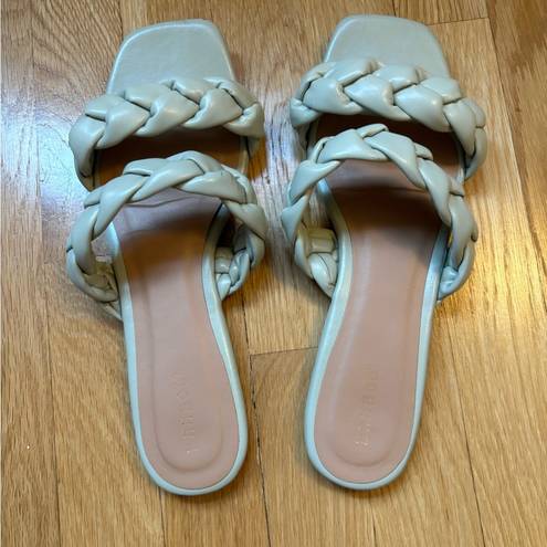 Bamboo Sage Green Braided Sandals