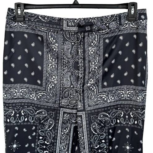 Bar III  Zerina Akers XX-Large Career Pants High-Rise Zip-Fly Bandana Paisley New