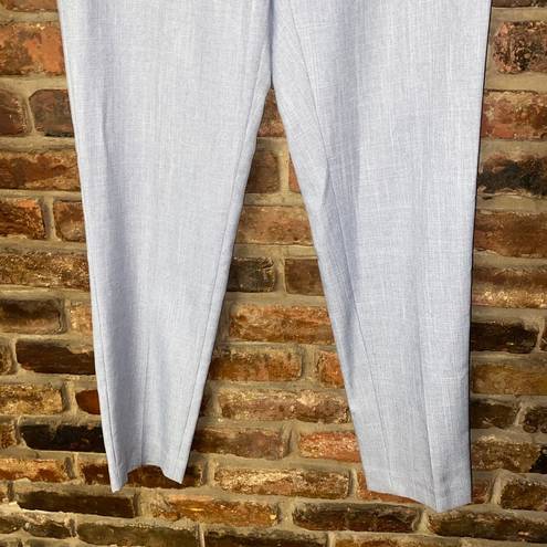 DKNY  Gray Flat Front Cropped Ankle Chino Dress Pants Women's Size 6