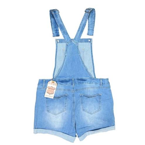 Wax Jean Wax Jeans Basic Denim Light Wash Shortalls