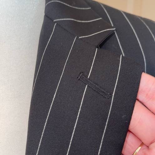 Polo  Ralph Lauren 100% wool black pinstriped blazer NWT.