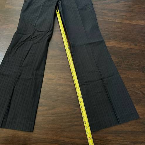 Ted Baker  London navy blue pinstripe wide leg dress pants size 2