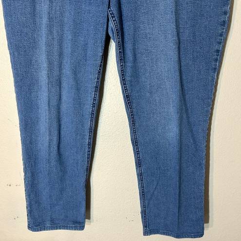 J.Jill  Womens Tried True Straight Leg Jeans 16P Blue Medium Wash