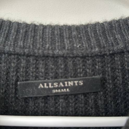 All Saints Jago Crew Neck Jumper Wool Alpaca Blend Sweater Size: S