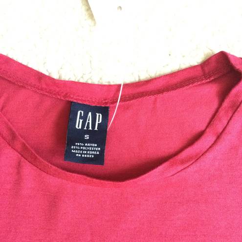 Gap NWT Vintage Y2K Laser Cut Circle Detail Tank Top Pink - Sz Small