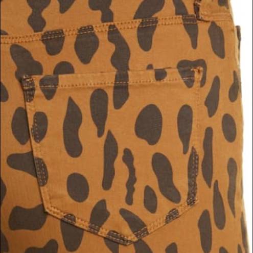 L'Agence L’Agence Margot Leopard Crop Skinny Jeans, Size 25, NWT