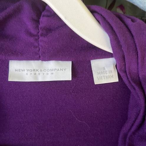 Krass&co NY& Purple Knit blouse top Small