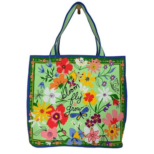 Brighton  In The Garden Blooming Canvas Tote Bag