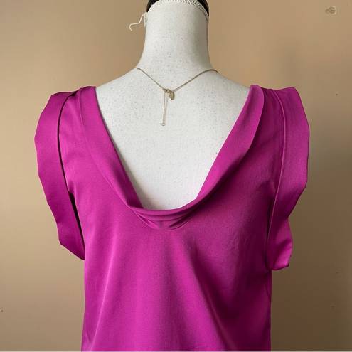 Krass&co NY &  | Magenta Capped Sleeve Shift Dress Sz XS