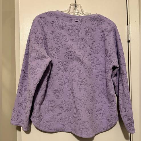 Oscar de la Renta  lavender lounge top size L