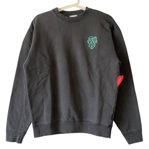 Girls Don't cry GDC TONAL CREWNECK SWEATSHIRT IN VINTAGE BLACK - SMALL -  $329 (17% Off Retail) New With Tags - From Awesome