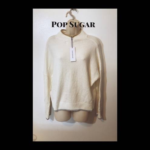 Popsugar ➕ In the Stars White Sweater XXL