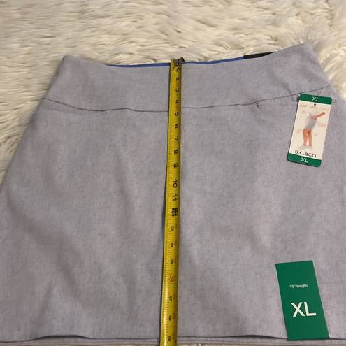 Krass&co S.C&  Skorts size XL brand new with tag color light blue two front pockets