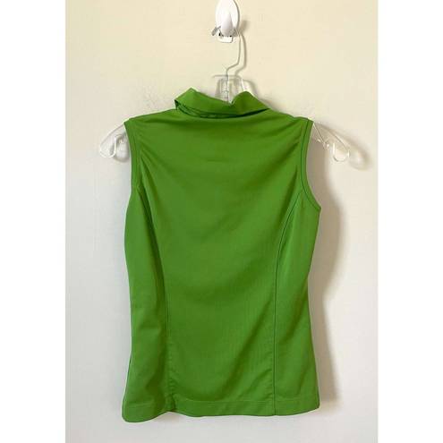 Nike  Golf Sleeveless Polo Shirt Green Size XS