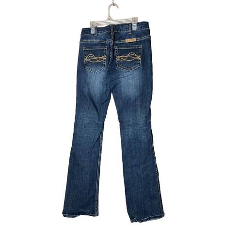 Edge Cowgirl Tuff Western  Dark Wash Size 28