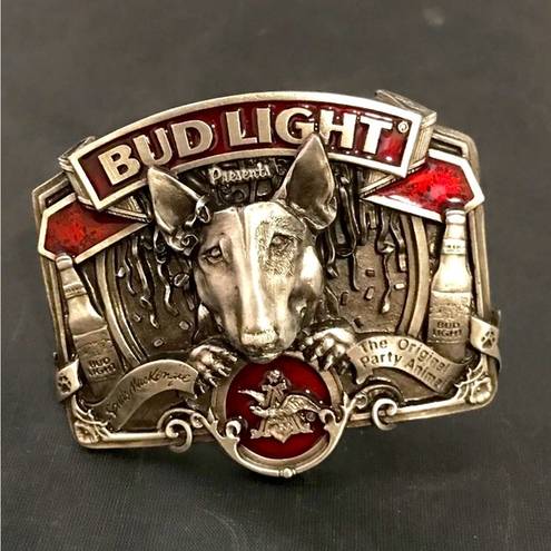 Budweiser 1987 Bud Light Spuds Mackenzie Belt Buckle Bergamot